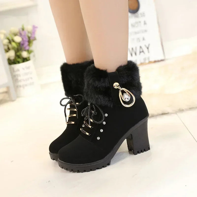 Designer High Heels Elegant Boots