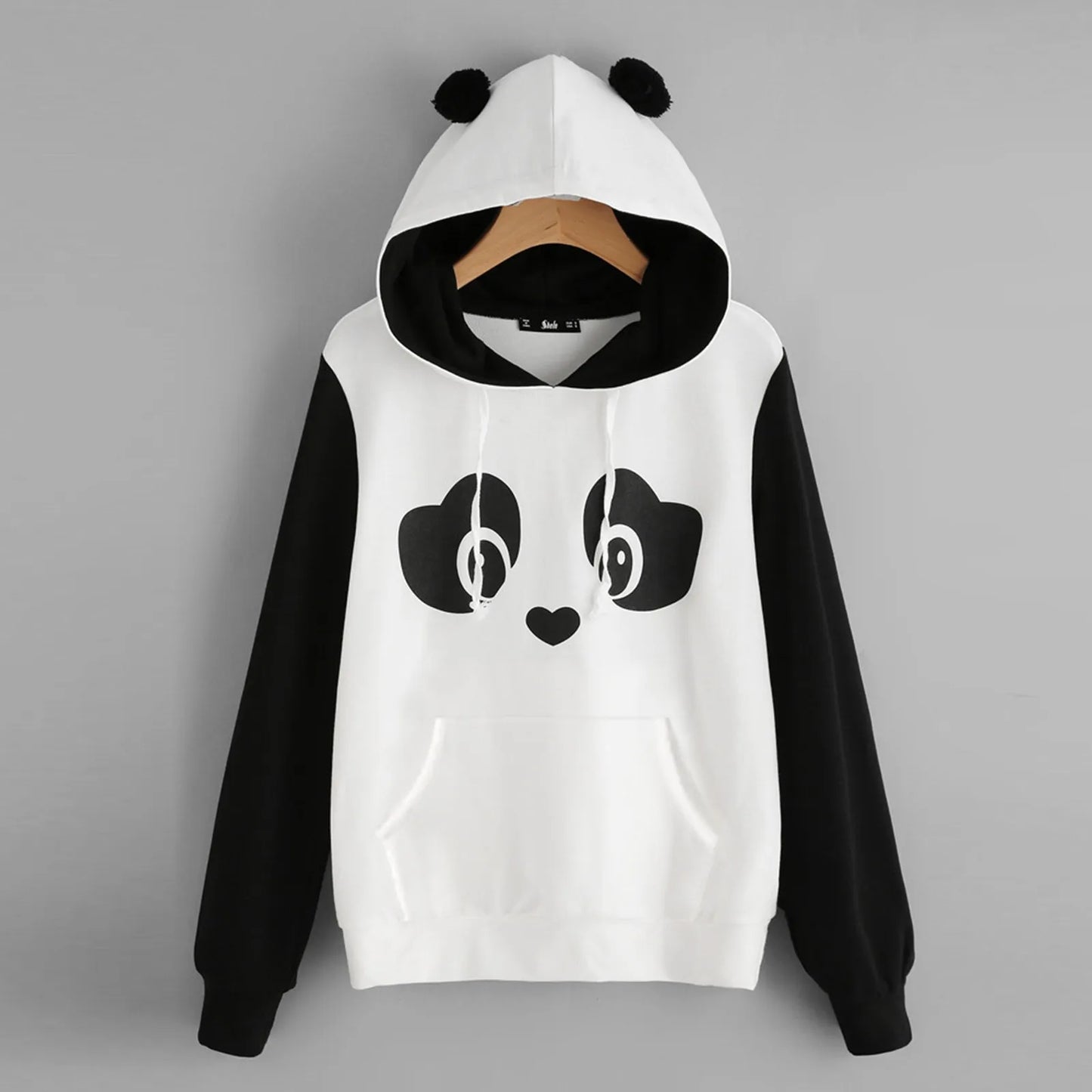 Cute Bear Ear Panda Warm Hoodie Streetwear Preppy Style