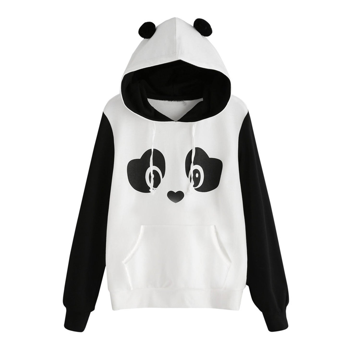 Cute Bear Ear Panda Warm Hoodie Streetwear Preppy Style