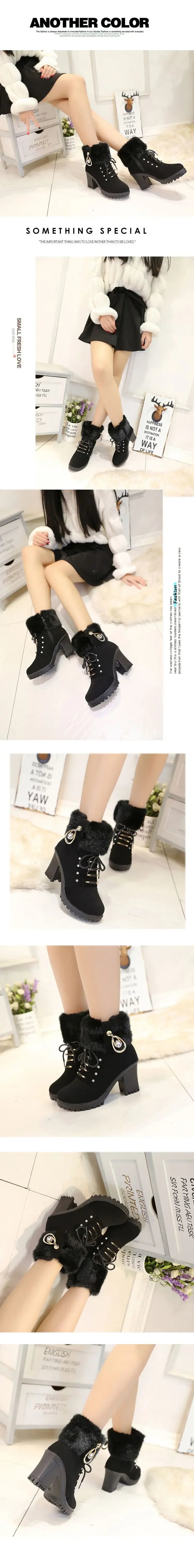 Designer High Heels Elegant Boots