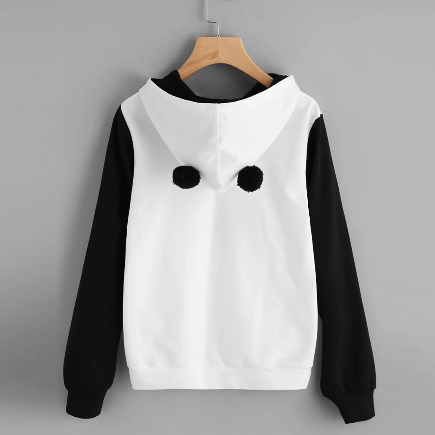 Cute Bear Ear Panda Warm Hoodie Streetwear Preppy Style