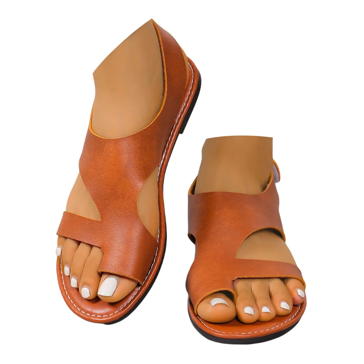 Casual Flat Beach Comfortable Sandals With Arch Support