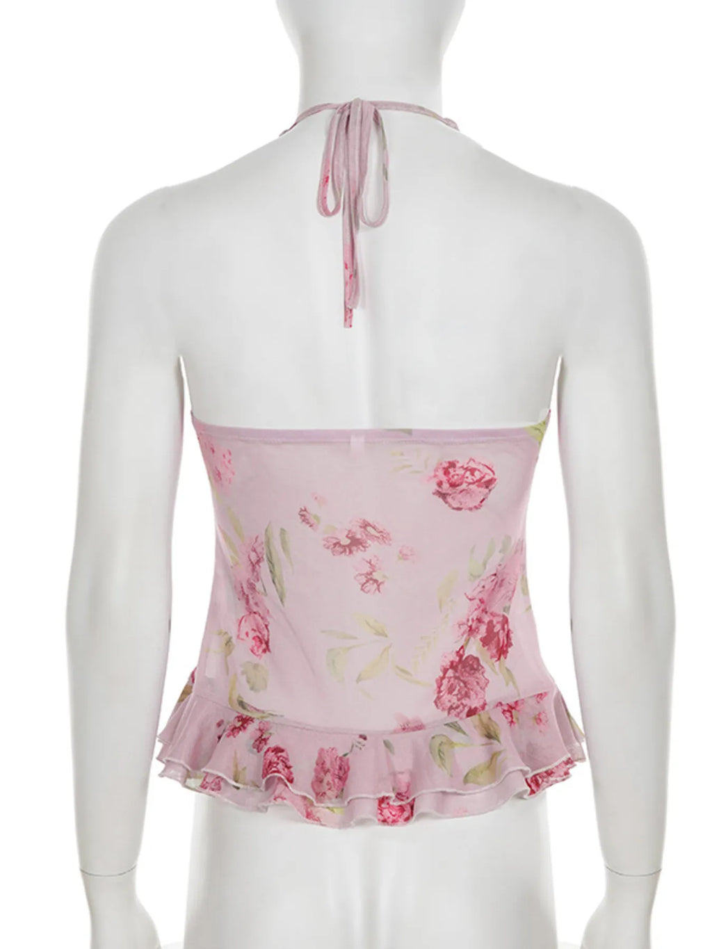 Floral Halter Neck Cami.